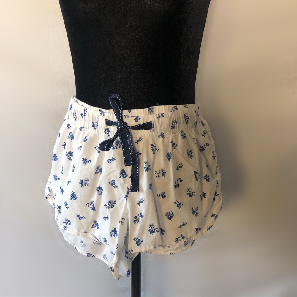 2/$15 floral PJ shorts